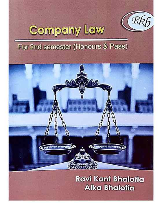 Company Law SEM -2 (RaviKant Balotia  Alka Bhalotia)